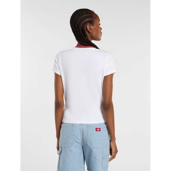 DICKIES PLAINVILLE RINGER TEE W WHITE - DK0A88JRWHX1