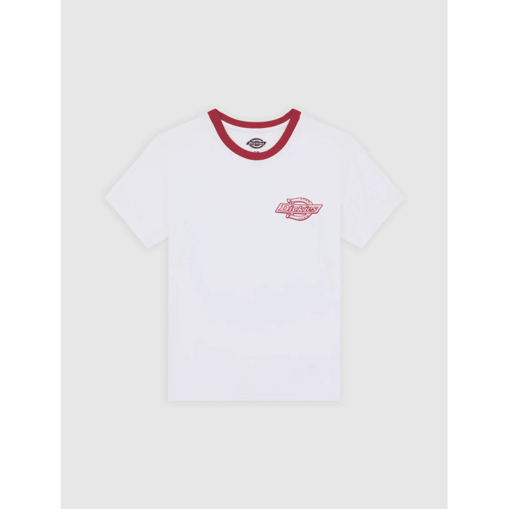 DICKIES PLAINVILLE RINGER TEE W WHITE - DK0A88JRWHX1