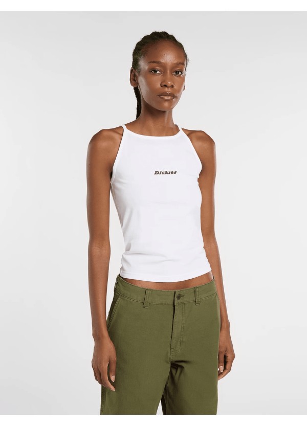 DICKIES HONEYVILLE TANK WHITE - DK0A88520WH1