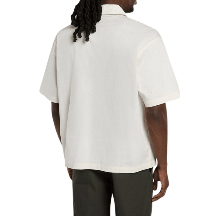 DICKIES CADIZ QZ SHIRT SS EGRET - DK0A88PIC481