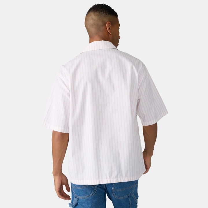 DICKIES VENEDOCIA STRIPE SHIRT SS WHITE - DK0A88GU0WH1