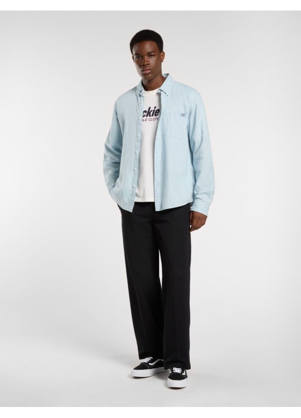 DICKIES GALLATIN SHIRT LS GLACIER LAKE - DK0A87PYK661