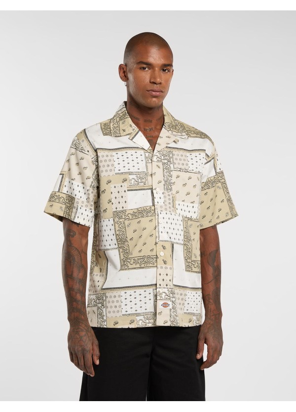 Dickies GLANDORF SHIRT SS EGRET - DK0A889TC481