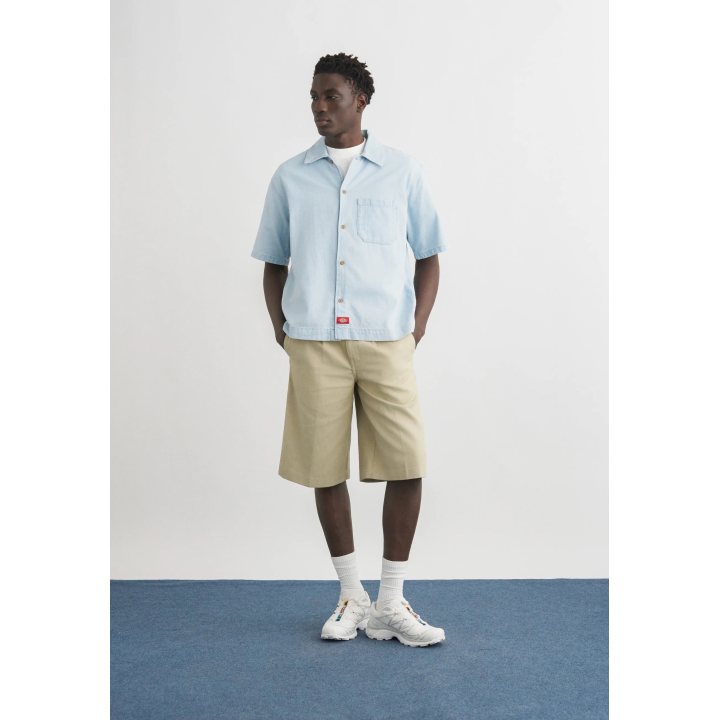 Dickies DENIM SHIRT SS FOG BLUE - DK0A88PH0FE1