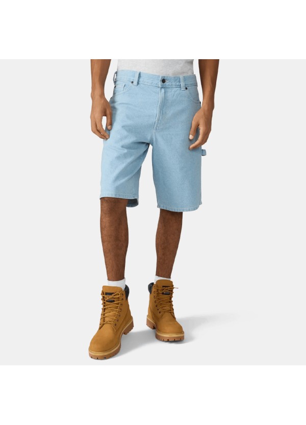DICKIES M 993 11 INCH CARPENTER SHORT JEANS VINTAGE AGED BLUE - DK0A88FCC151