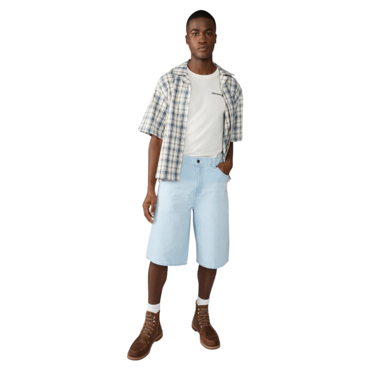 DICKIES M 958 13 INCH LOOSE SHORT JEANS FOG BLUE - DK0A88JP0FE1