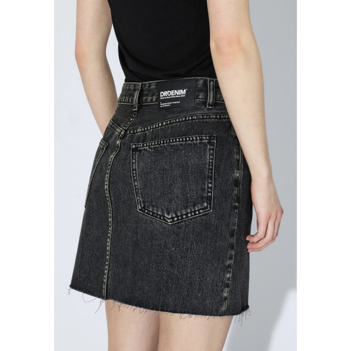 Dr Denim Skirt Ara Aged Black - 2610108