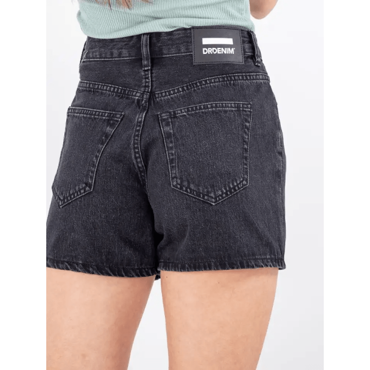 Dr Denim W Shorts Nora Tar Aged Black- 1930128