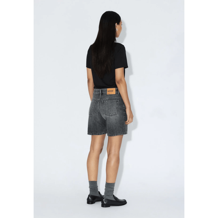Dr Denim W Shorts Hill Mid Grey - 2430112