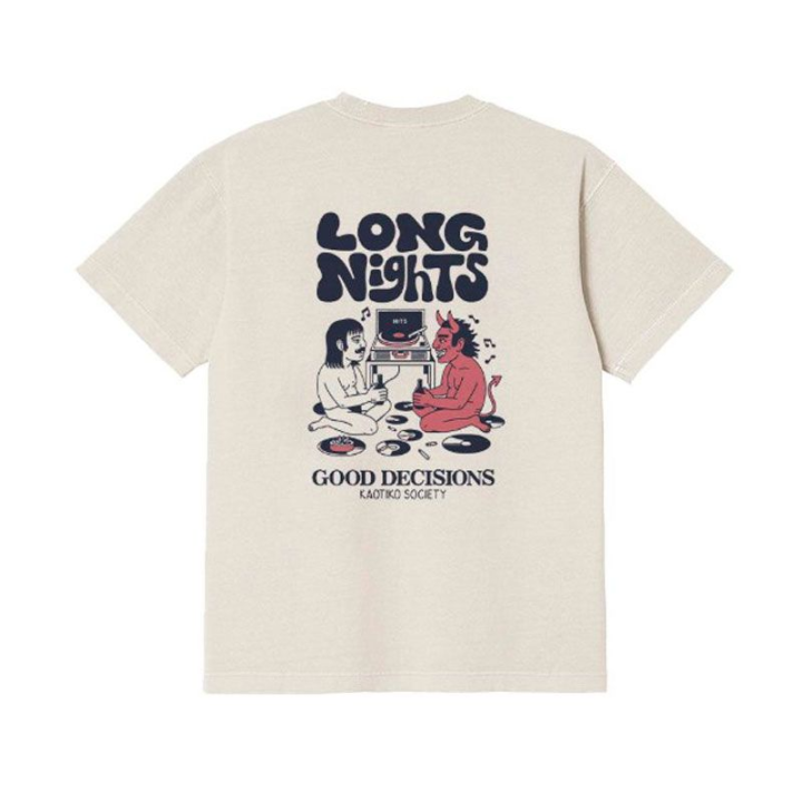 Kaotiko T-shirt Long Nights  AS072-01-G002