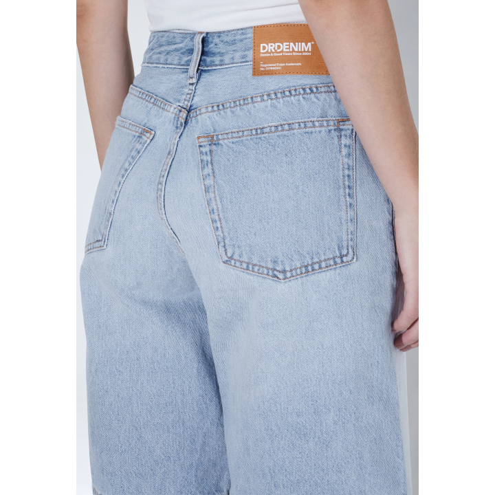Dr Denim W Asra Shorts Stream Light Fade - 2610102