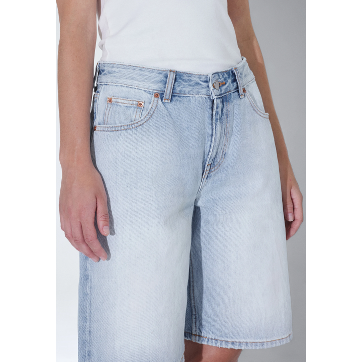 Dr Denim W Asra Shorts Stream Light Fade - 2610102