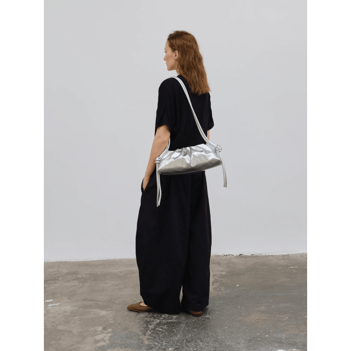 Olend Dumpling Bag Silver - dum-sil