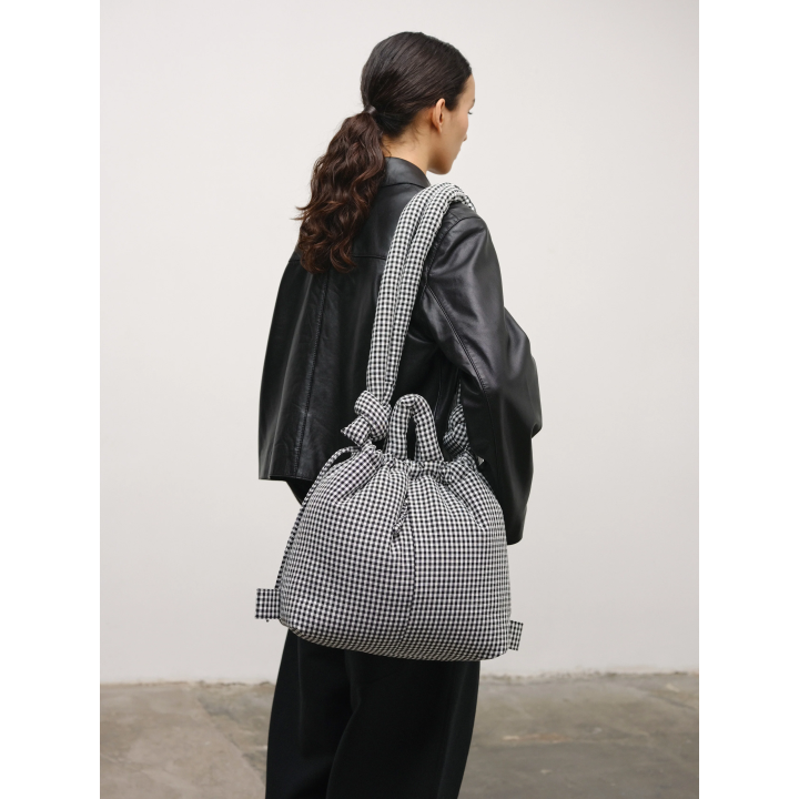 Olend Ona Soft Bag Vichy black - ona-vlb