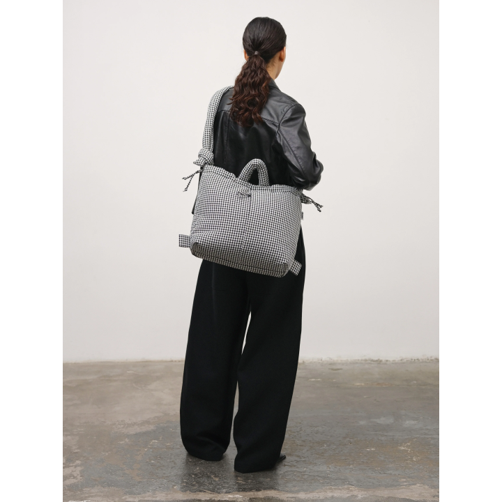 Olend Ona Soft Bag Vichy black - ona-vlb