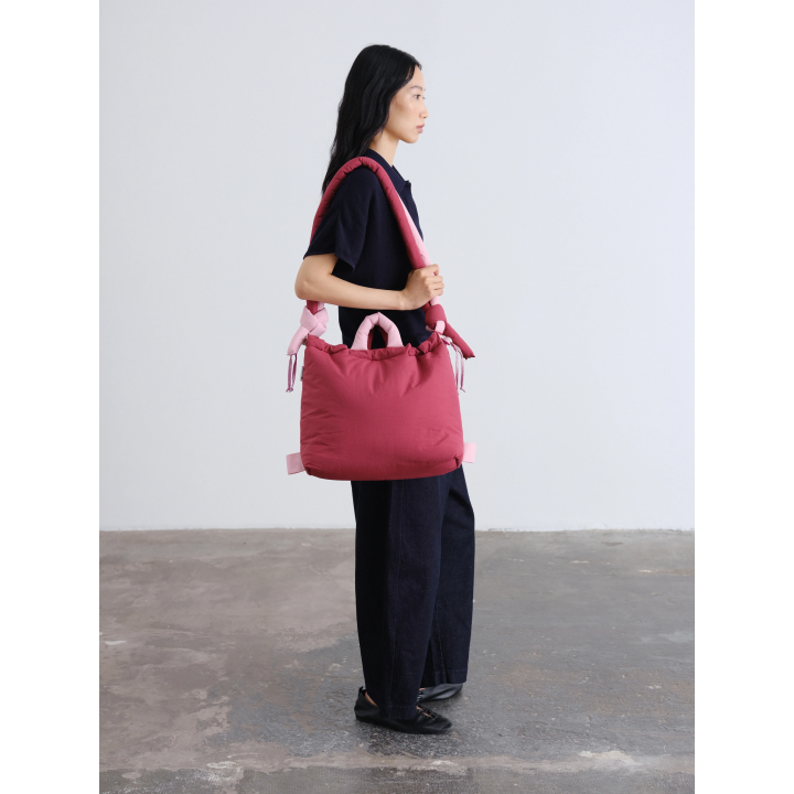 Olend Ona Soft Bag Cherry red + Pale pink - ona-ccp