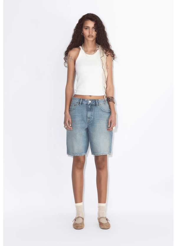 Dr Denim W Asra Shorts - Drift Sky Used - 2610102