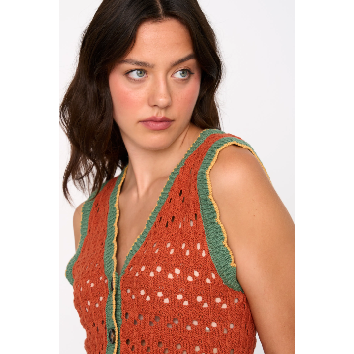 24 Colours Knitted vest - 41341a