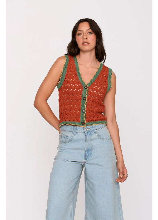 24 Colours Knitted vest - 41341a