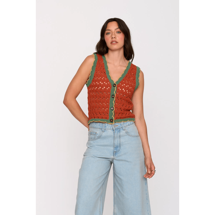24 Colours Knitted vest - 41341a