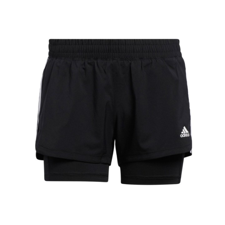 Adidas Originals Womens Pacer 3S Short 2 in 1 Black - GL7686