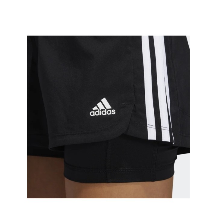 Adidas Originals Womens Pacer 3S Short 2 in 1 Black - GL7686