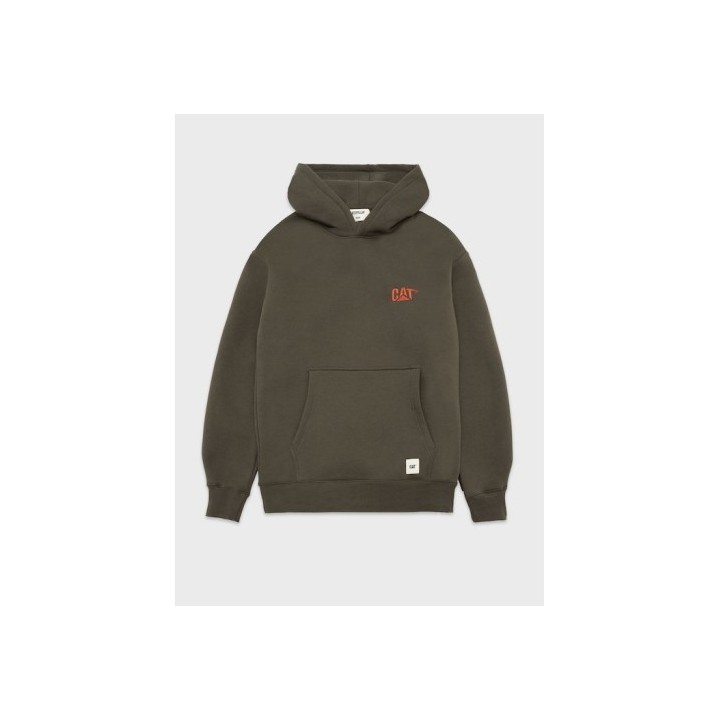 CATERPILLAR LOGO HOODIE GREEN -6050193
