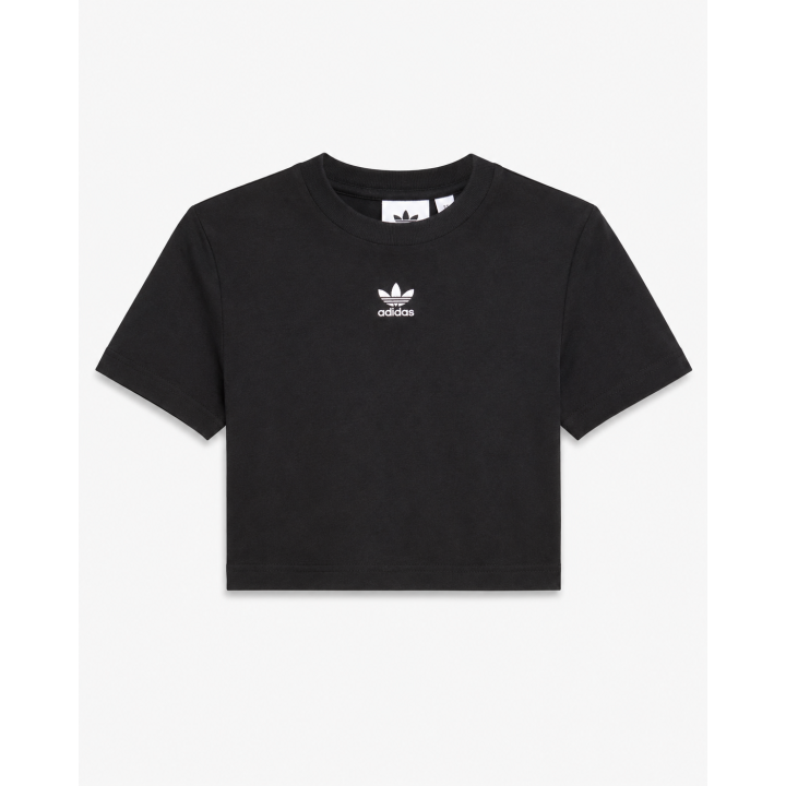 Adidas Originals Trefoil Essentials Cropped Tee -Black (GD4368)