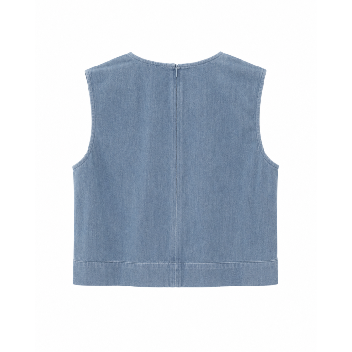 Desires DSEileen Denim Top - DE9353