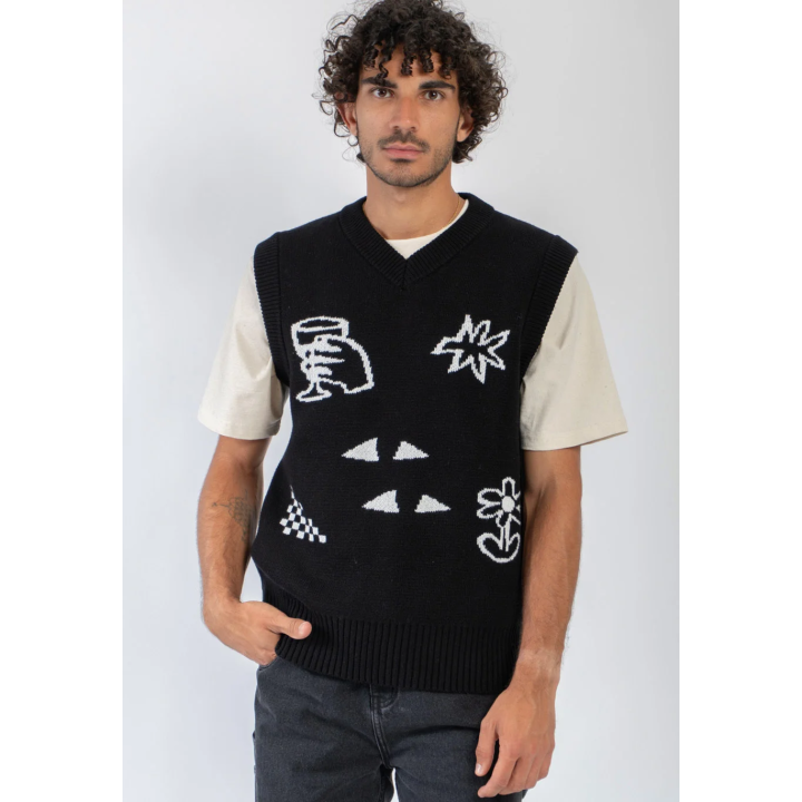 KAOTIKO BREEZE CLUB BLACK VEST - AT003-01-1910