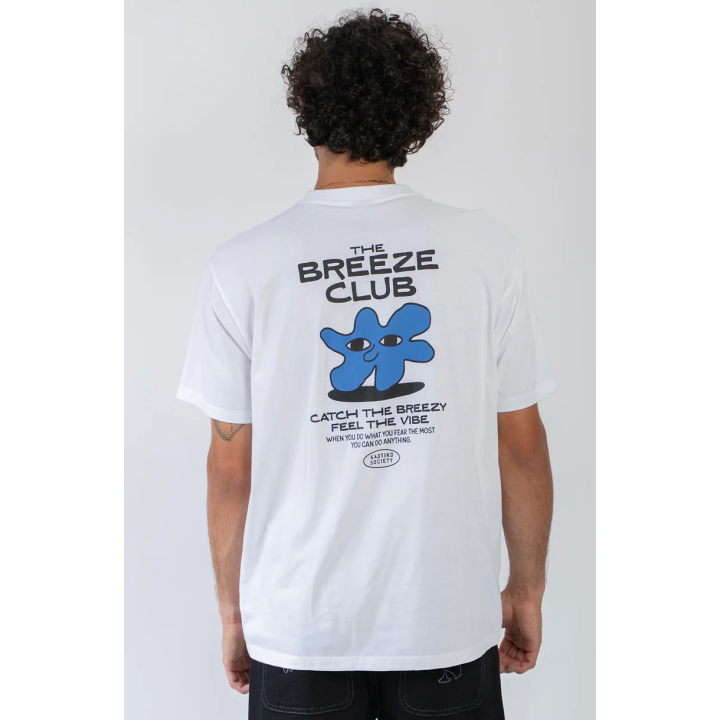 KAOTIKO T-SHIRT REGULAR CATCHA THE BREEZY WHITE - AT071-01-G002