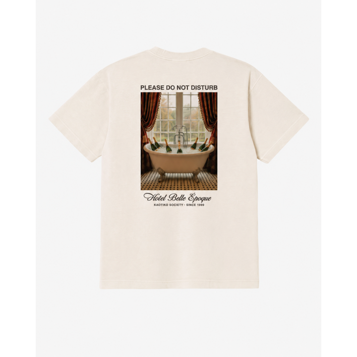 KAOTIKO T-SHIRT REGULAR NO DISTURB ORGANIC COTTON TOBACCO - AT034-01-G002