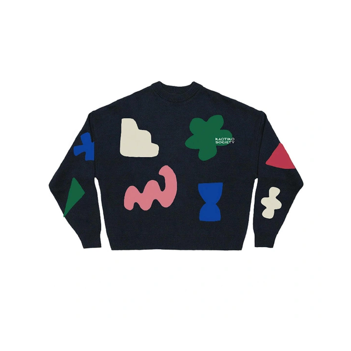 KAOTIKO BLACK BREEZE SWEATER - AT002-01-1910
