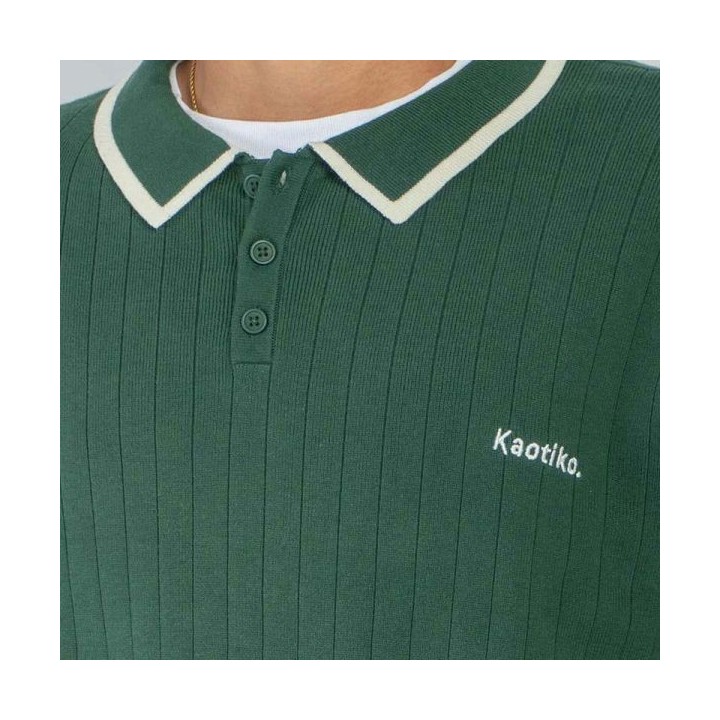 KAOTIKO SWEATER POLO KAOTIKO GREEN - AT007-01-1910