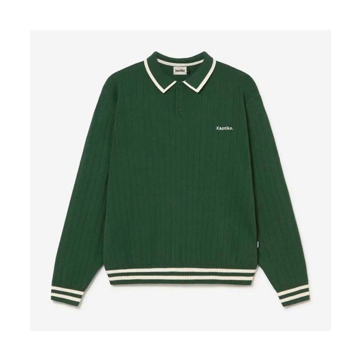 KAOTIKO SWEATER POLO KAOTIKO GREEN - AT007-01-1910