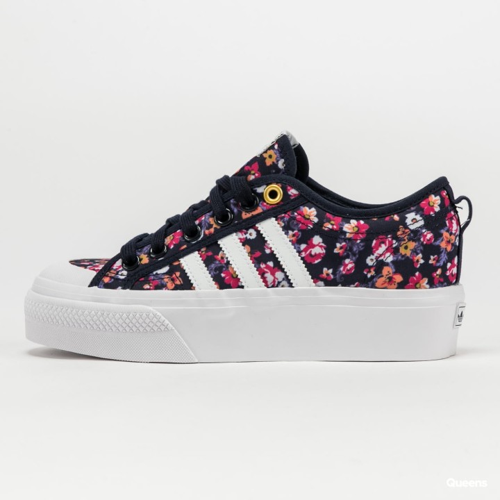 Adidas Originals Nizza Platform Women's Shoes - Floral (FY3671)