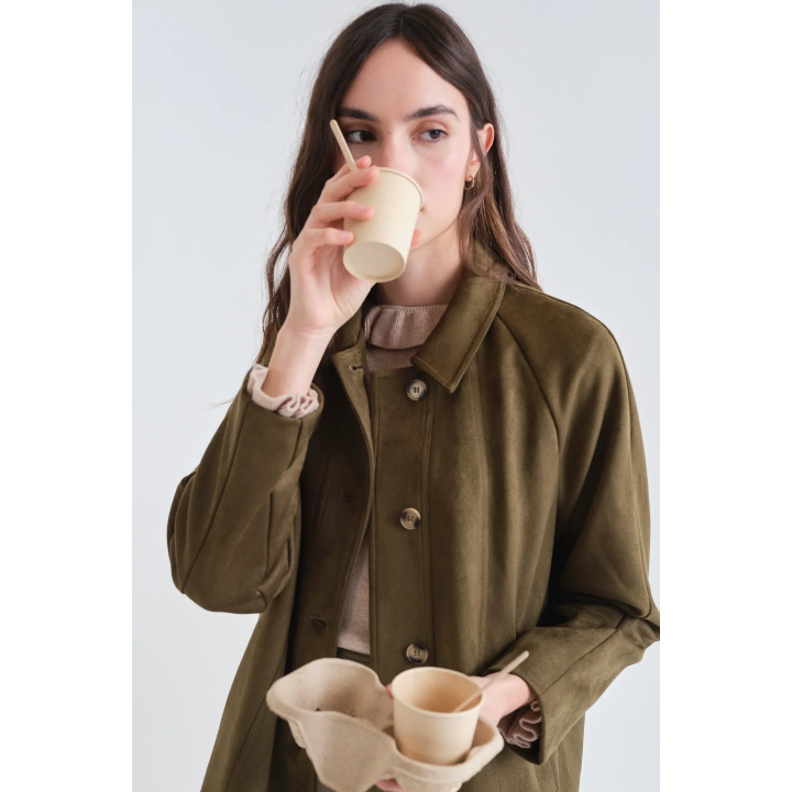 Compania Fantastica Green Coat - 63C/11043