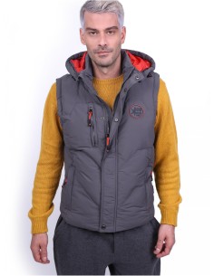 Ανδρικό Αμάνικο Μπουφάν Ice Tech Grey G625