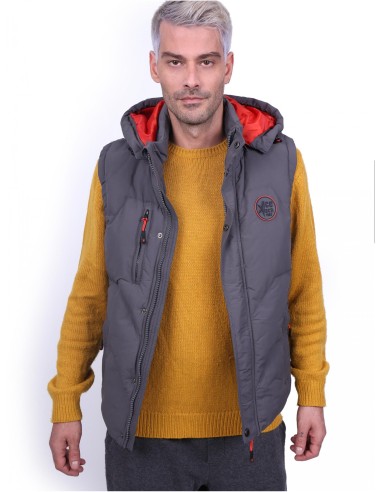 Ανδρικό Αμάνικο Μπουφάν Ice Tech Grey G625