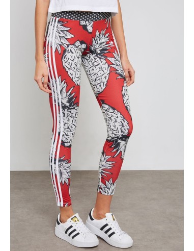 Adidas Originals Womens Linear Leggings Red AY8108