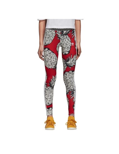 Adidas Originals Womens Linear Leggings Red AY8108