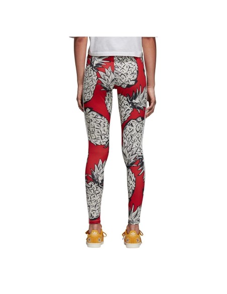 Adidas Originals Womens Linear Leggings Red AY8108