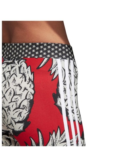 Adidas Originals Womens Linear Leggings Red AY8108