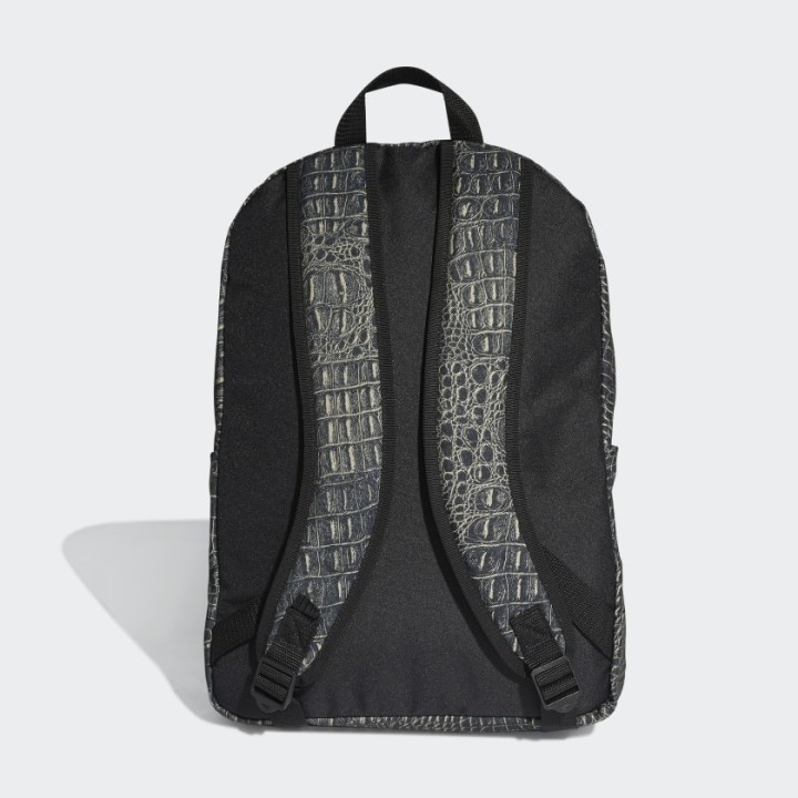 Adidas Originals Croco Print Backpack -Beige Tone/Black (H32372)