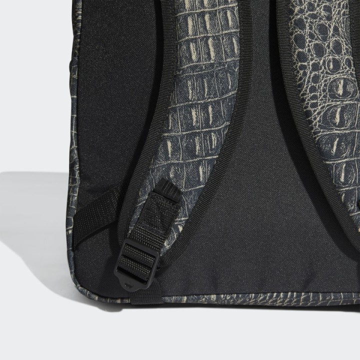 Adidas Originals Croco Print Backpack -Beige Tone/Black (H32372)
