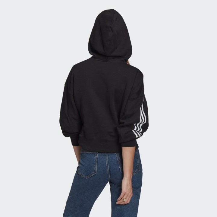Adidas Originals Adicolor Classics Crop hoodie Black-GN2890