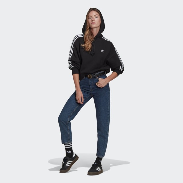 Adidas Originals Adicolor Classics Crop hoodie Black-GN2890