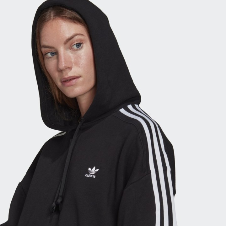 Adidas Originals Adicolor Classics Crop hoodie Black-GN2890
