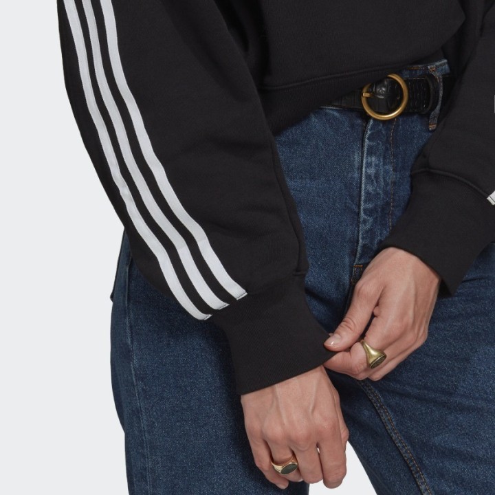Adidas Originals Adicolor Classics Crop hoodie Black-GN2890