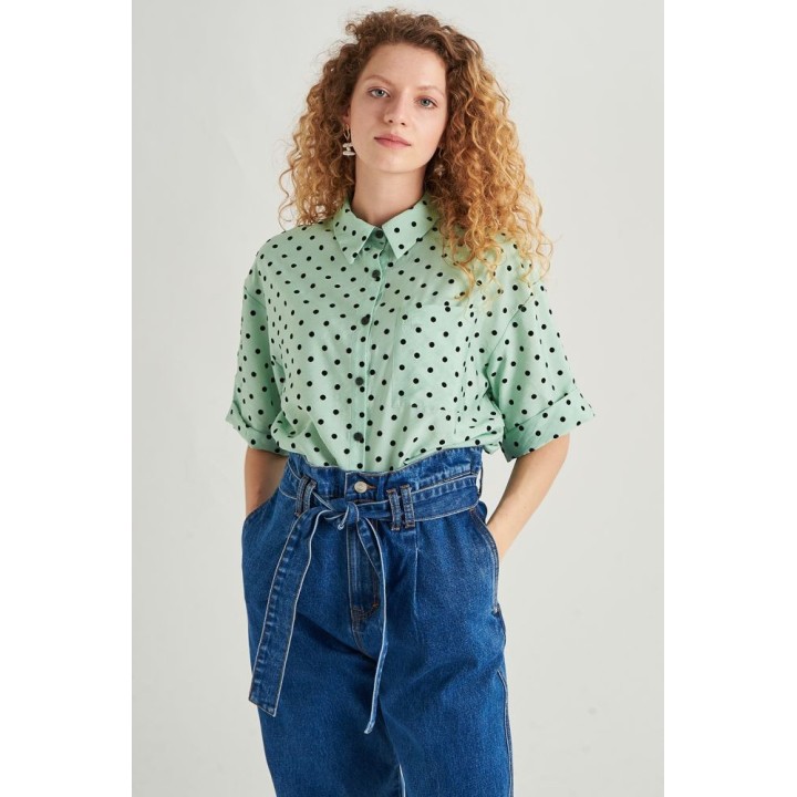 24 COLOURS Pants Blue Denim - 80268